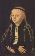 Lucas Cranach Portrait Supposed to Be of Magdalena Luther (mk05) oil painting